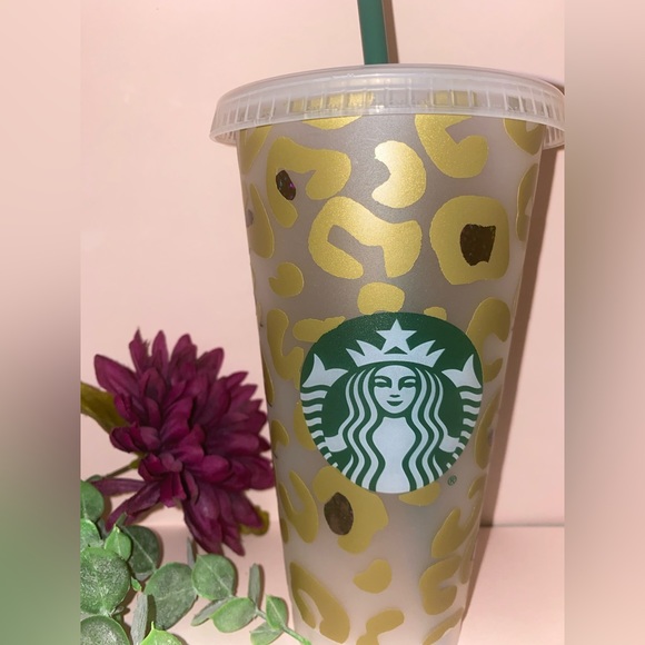 Starbucks Leopar print custom cup personalization is available - Picture 2 of 12